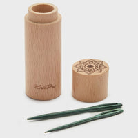The Mindful collection Teal Wooden Darning needles.