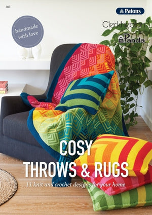 Patons Cosy Throws and Rugs Pattern 360