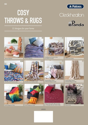 Patons Cosy Throws and Rugs Pattern 360