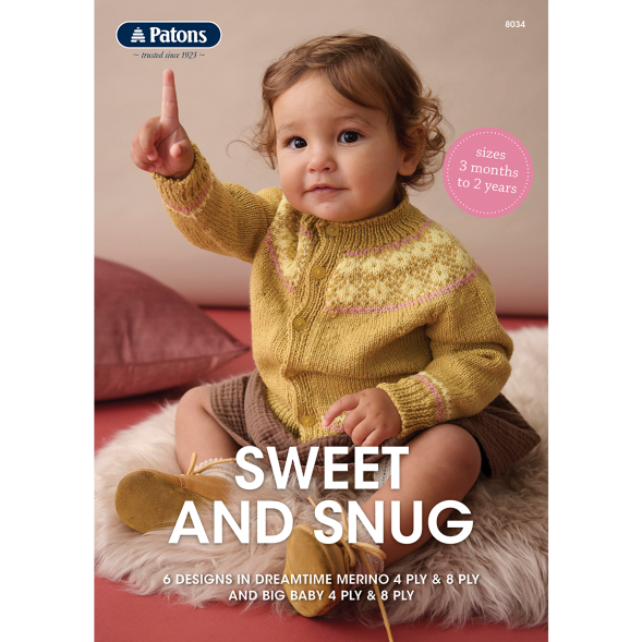 Patons Sweet & Snug Pattern book 8034