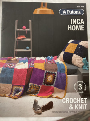 Patons Inca home Pattern 8013